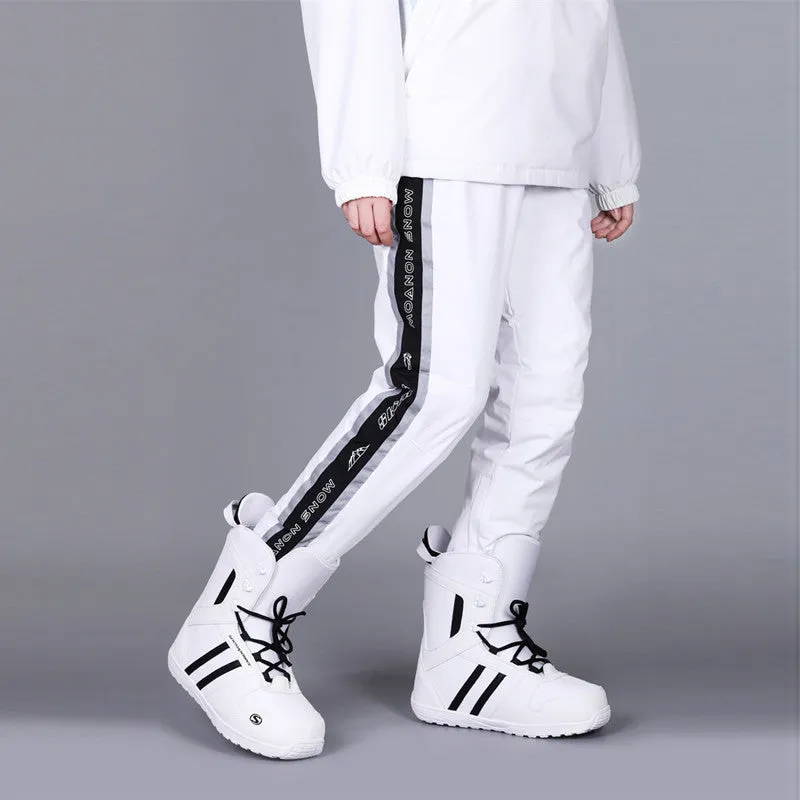 Winter Reflective Snow Pants Outdoor Waterproof Trousers