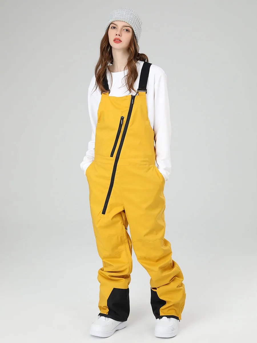 Women Ski Bibs Pants Insulated Snow Overalls