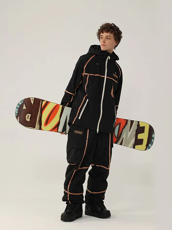 Women's Air Pose Mountain Breaker Stripe Cargo Snow Suits