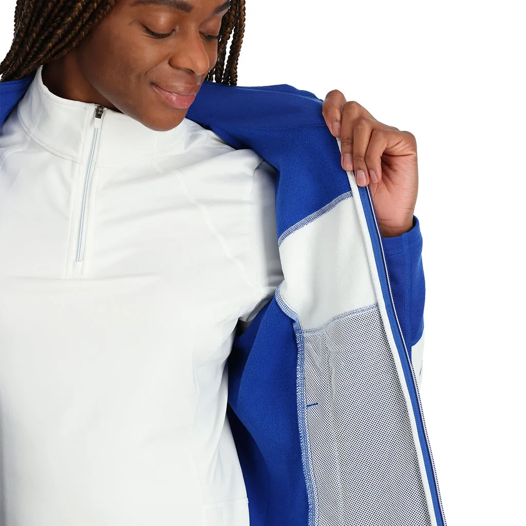 Womens Speed Full Zip - Electric Blue