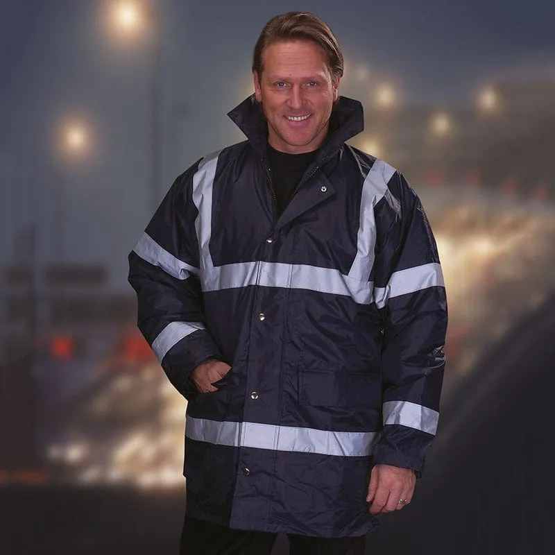 Yoko Security Jacket Hi Vis Waterproof Windproof Coat