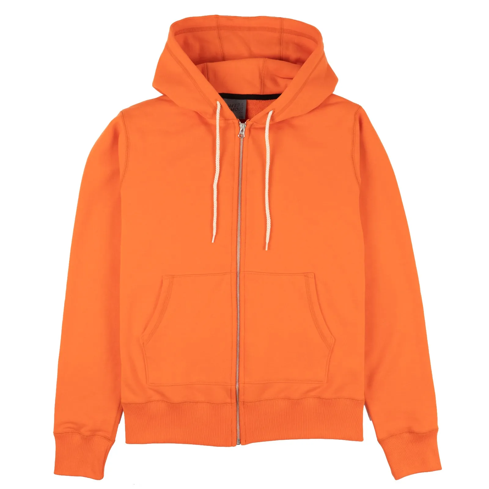 Zip Hoodie - Orange Terry